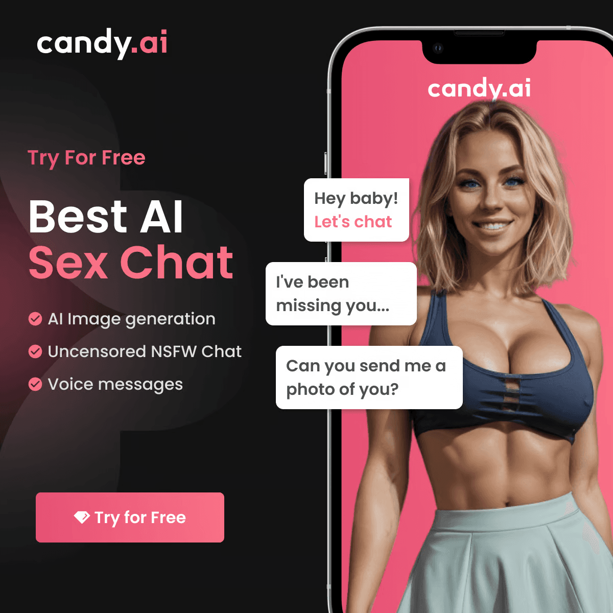 Candy.ai is one of the best AI Girlfriend chatbots