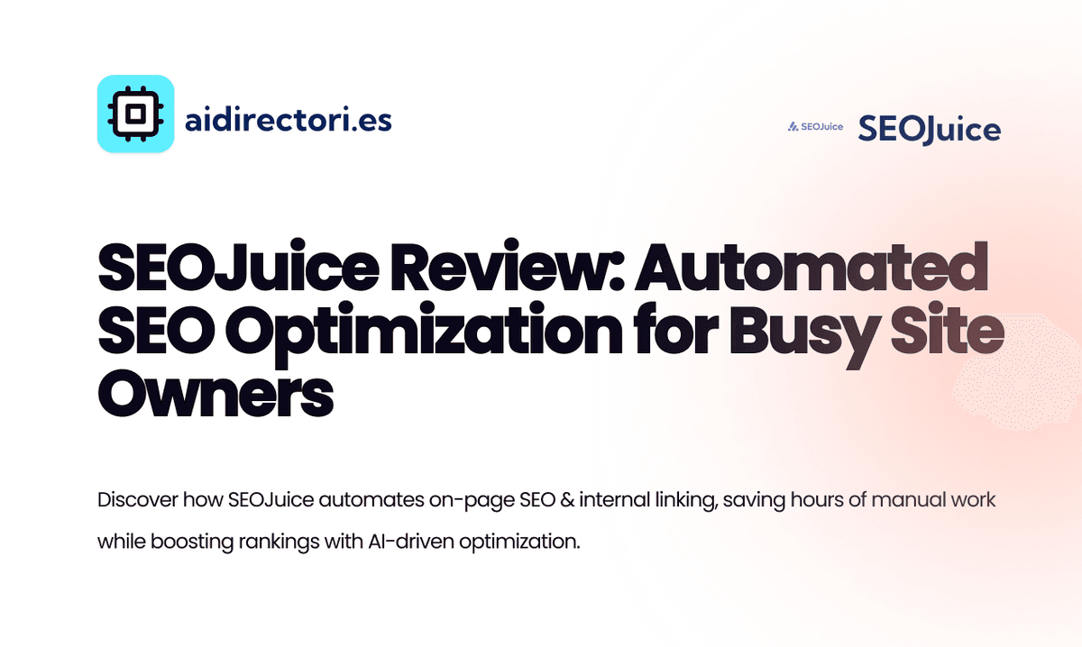 SEOJuice Review: Automated SEO Optimization for Busy Site Owners