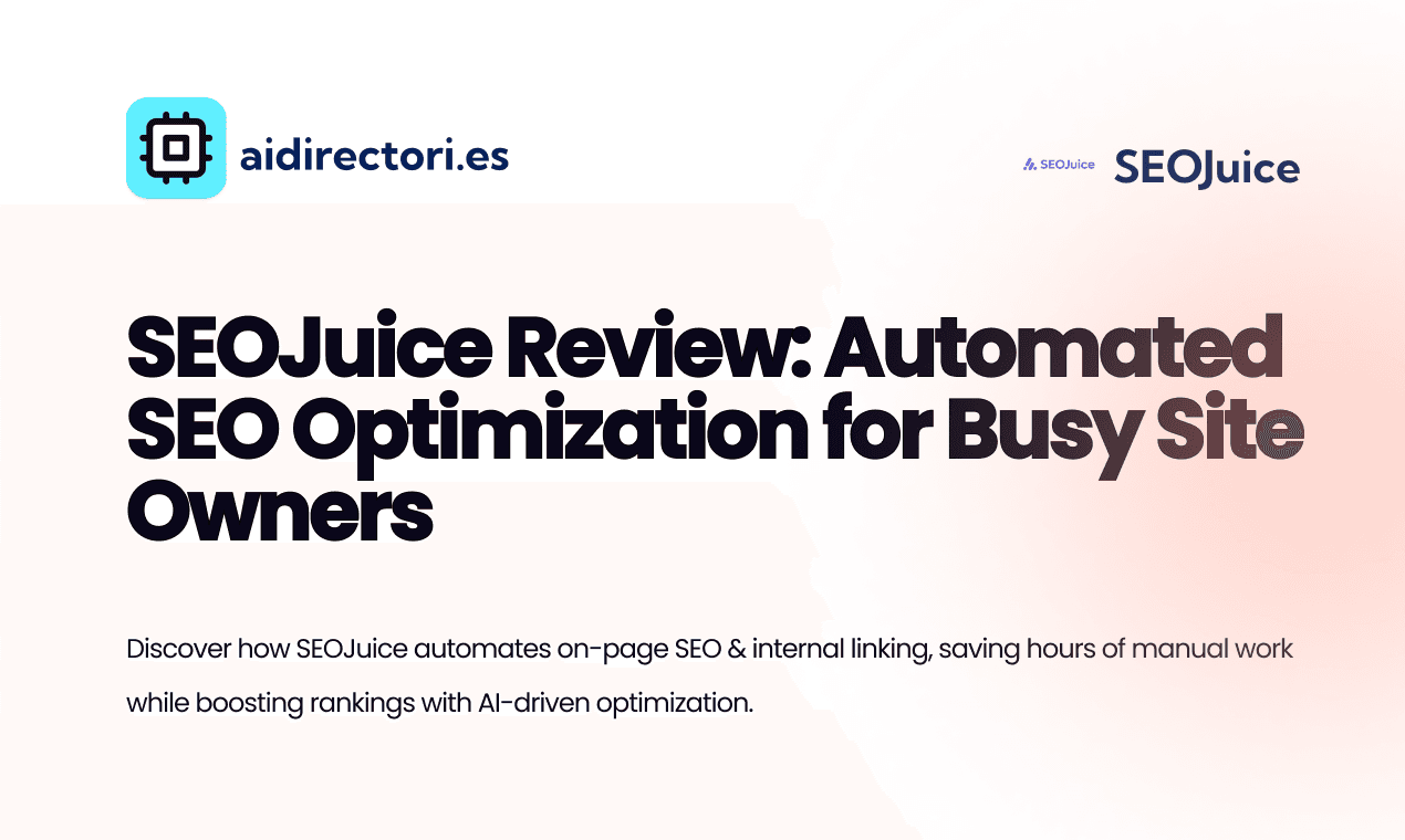 SEOJuice Review: Automated SEO Optimization for Busy Site Owners image