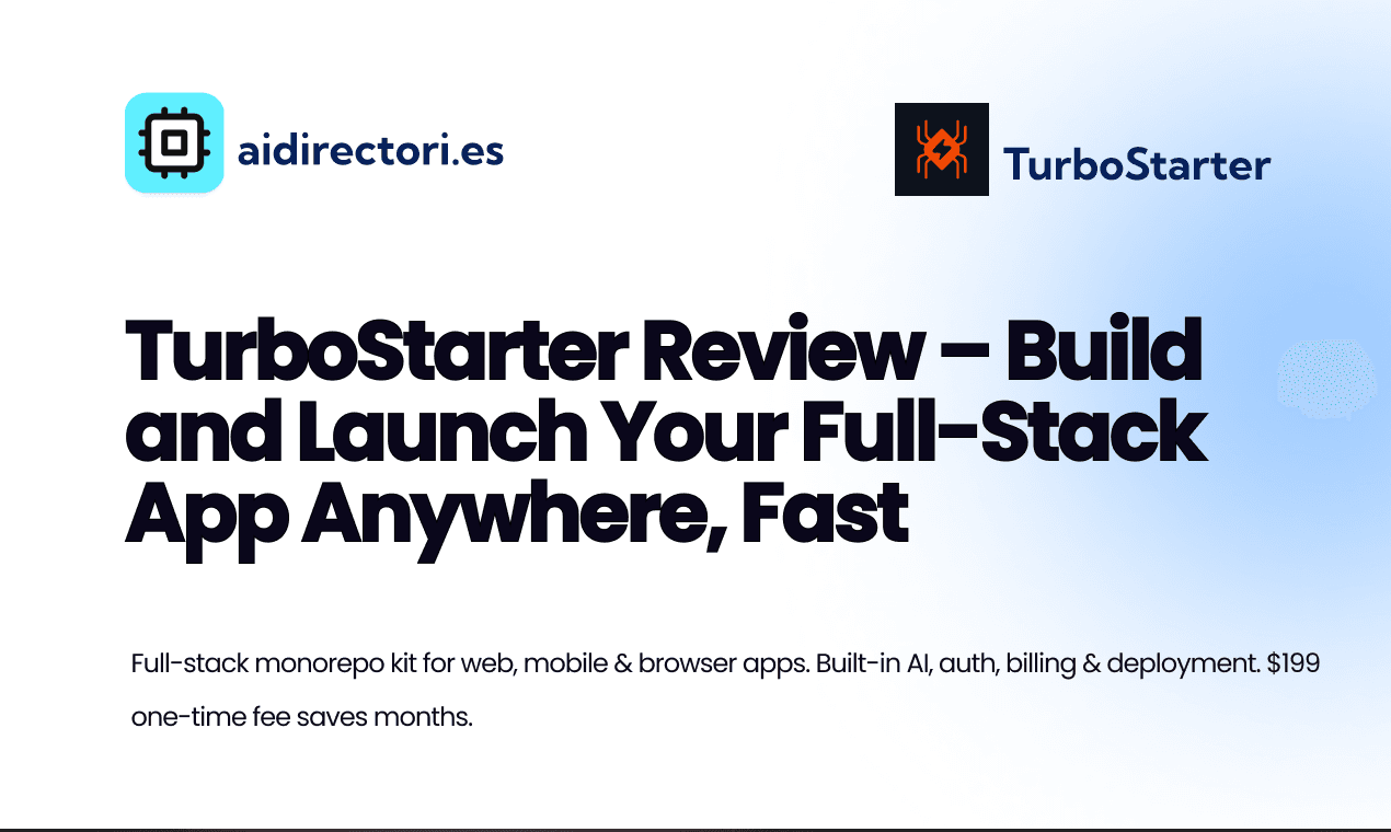 TurboStarter Review – Build and Launch Your Full-Stack App Anywhere, Fast