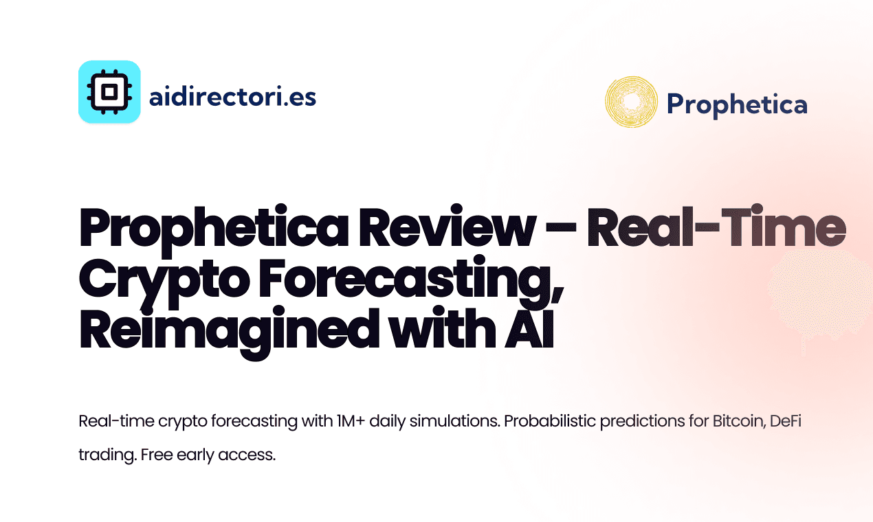 Prophetica Review – Real-Time Crypto Forecasting, Reimagined with AI
