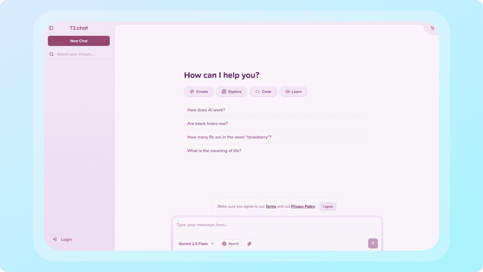 T3 Chat: Advanced AI Chat Platform with Premium Models
