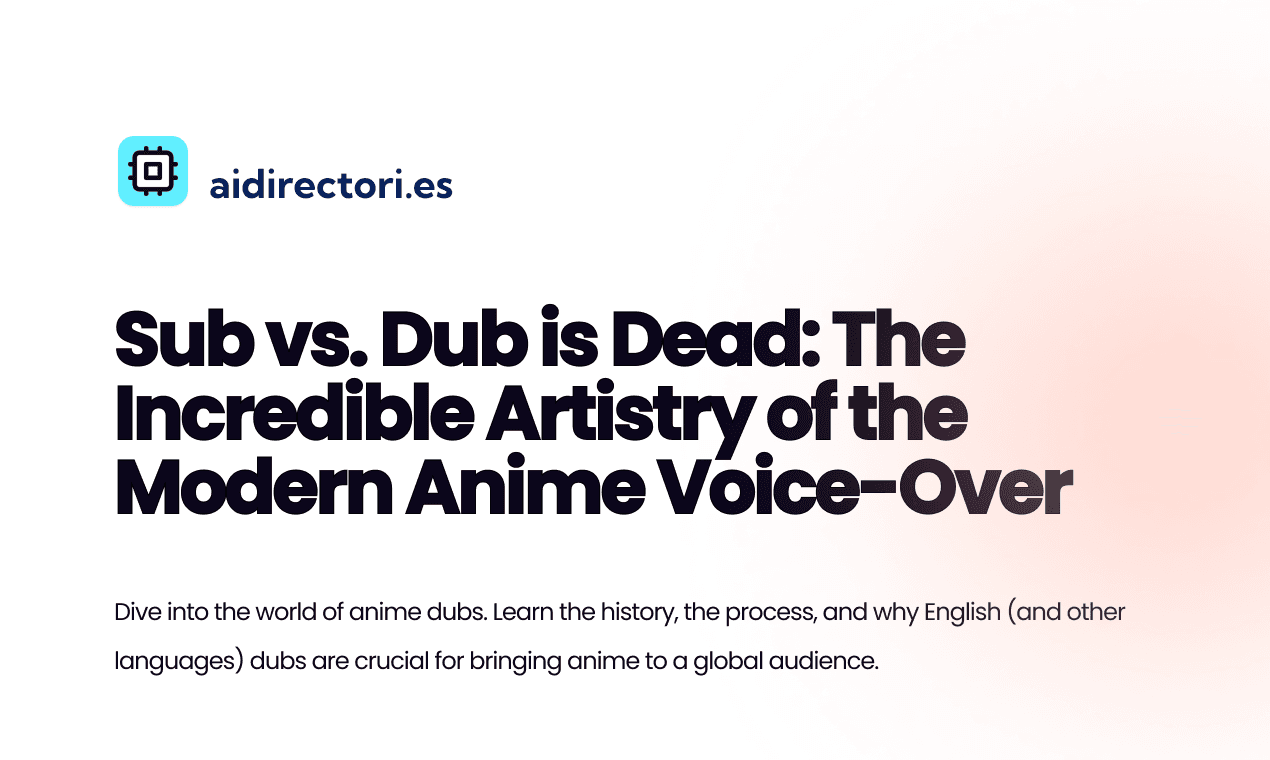 Sub vs. Dub is Dead: The Incredible Artistry of the Modern Anime Voice Over