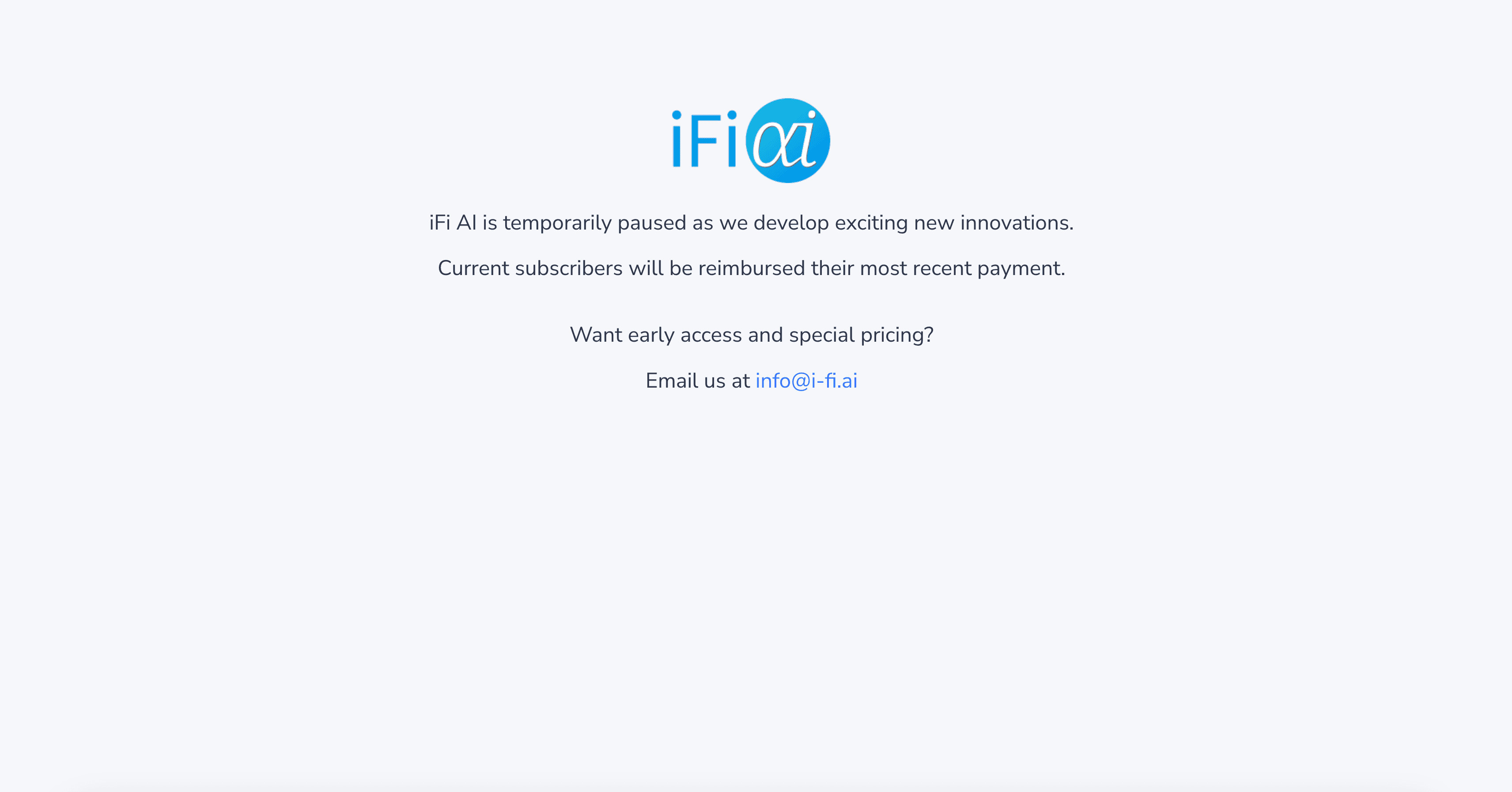 iFi AI interface screenshot