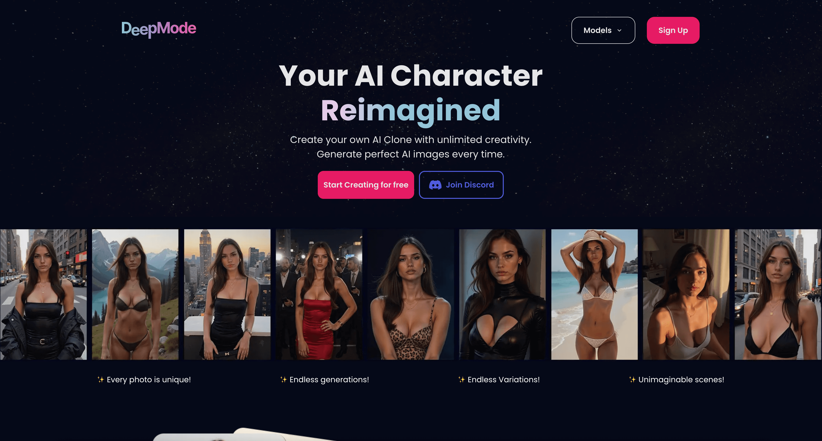 DeepMode interface screenshot
