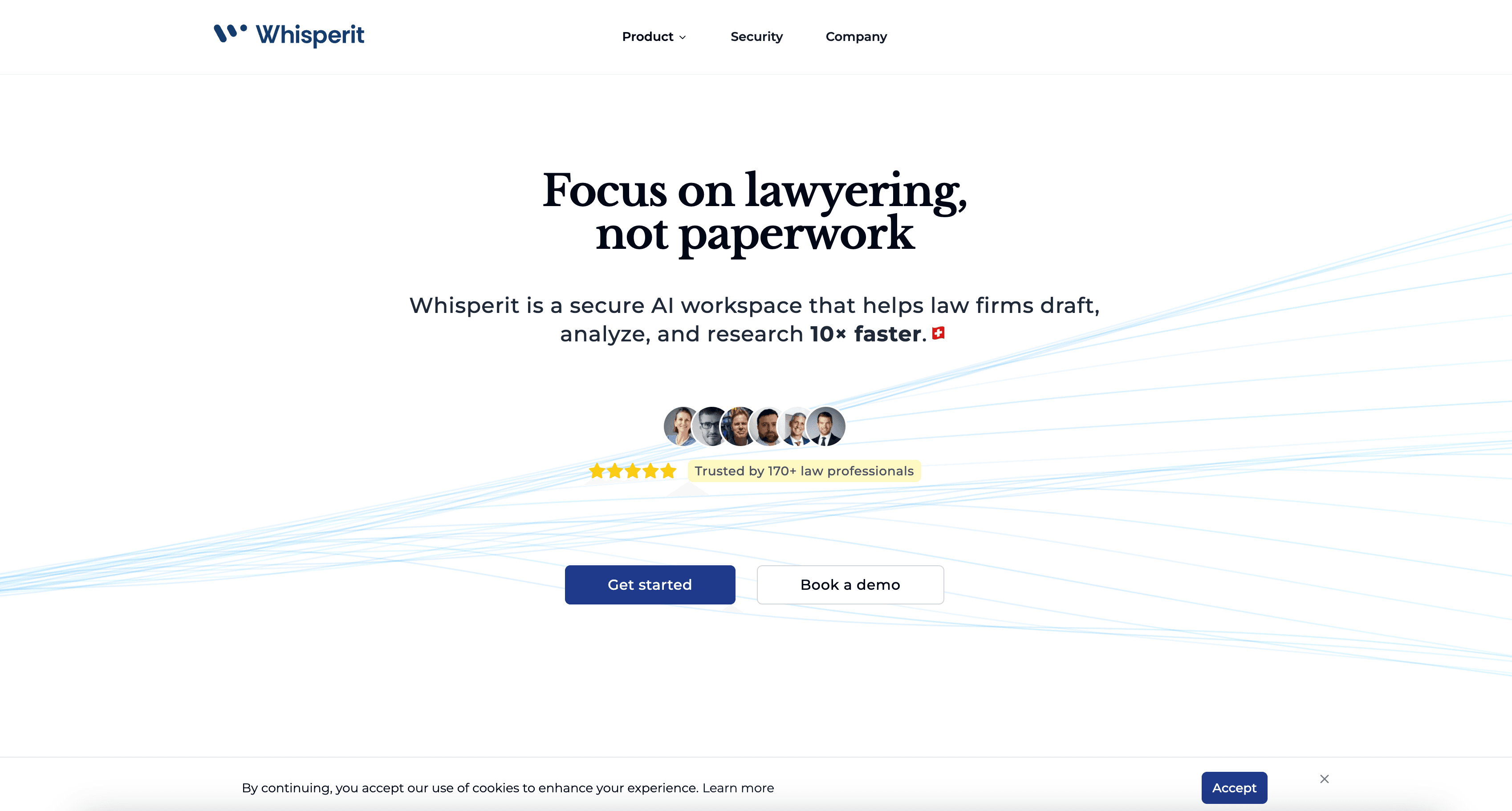 Whisperit AI interface screenshot