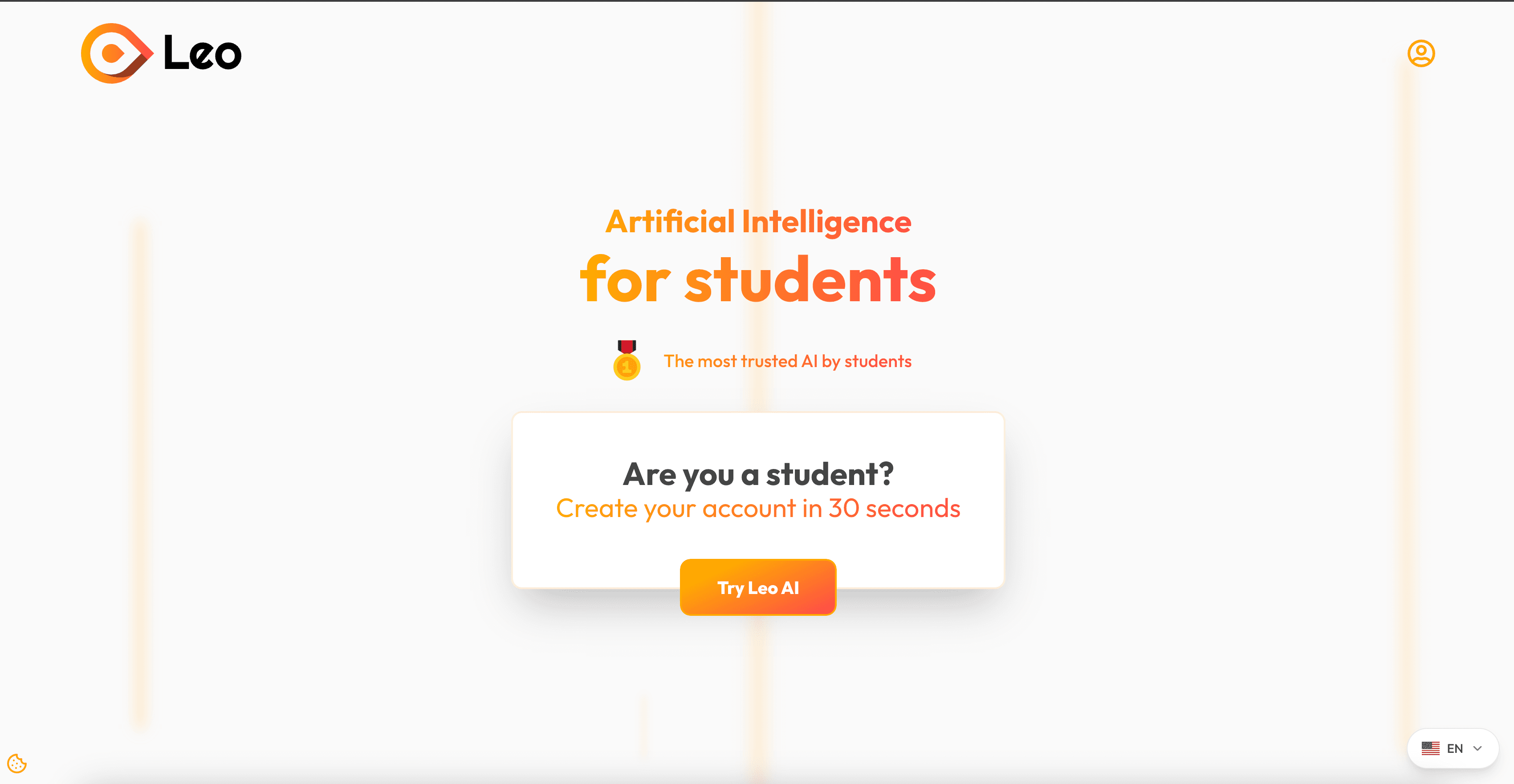 Leo AI interface screenshot