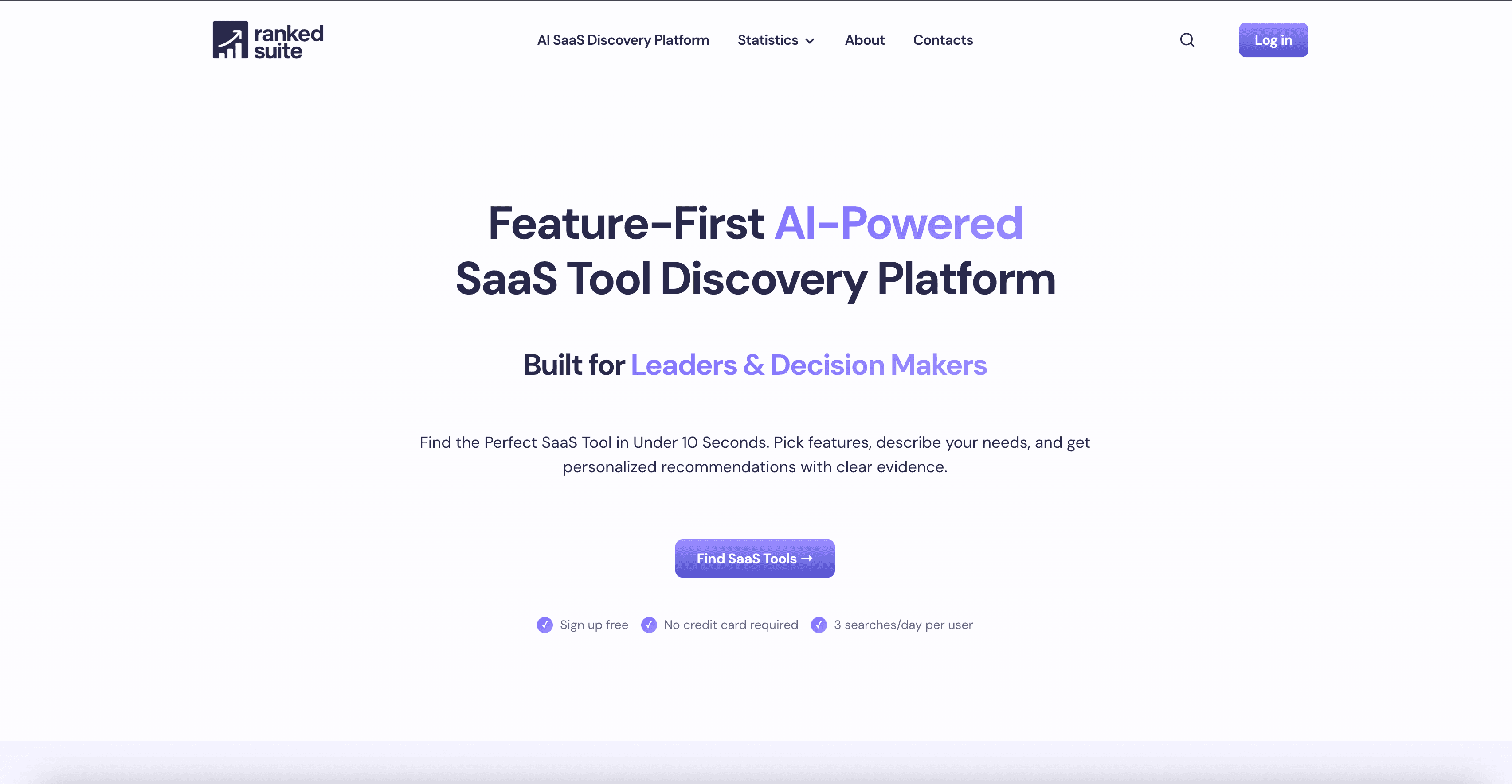RankedSuite interface screenshot