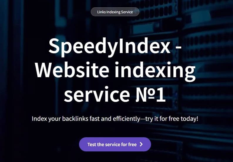 SpeedyIndex interface screenshot