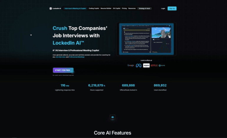 LockedIn AI interface screenshot