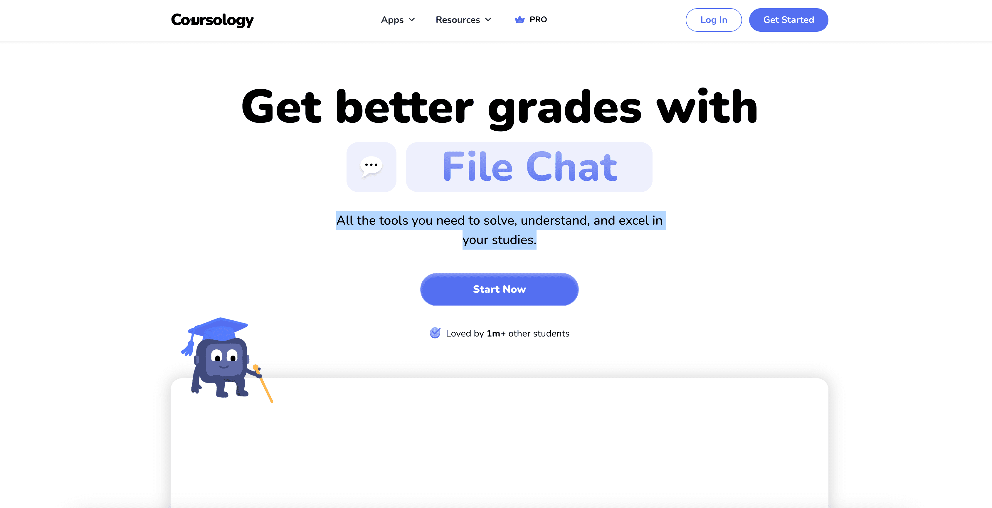 Coursology interface screenshot