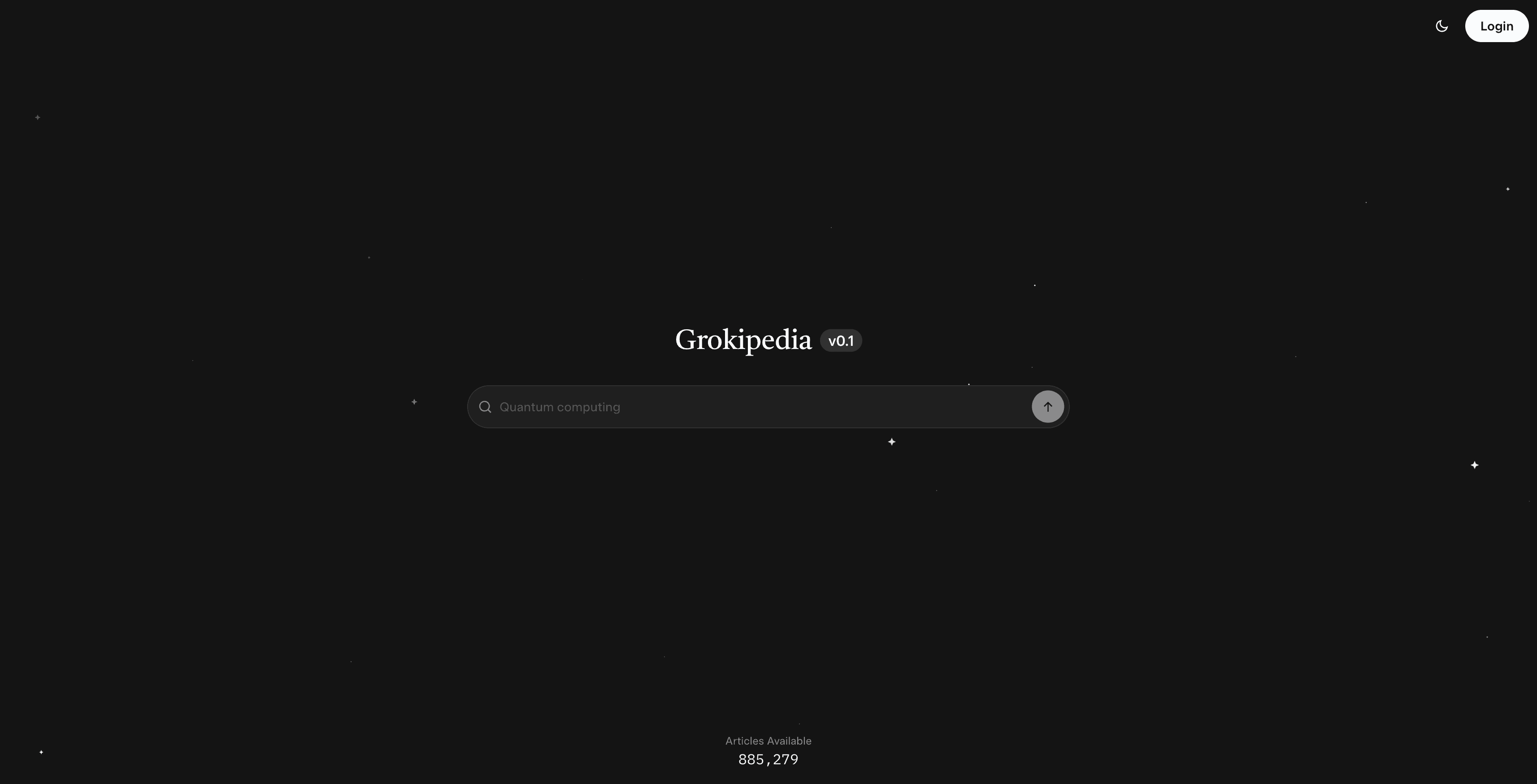 Grokipedia interface screenshot