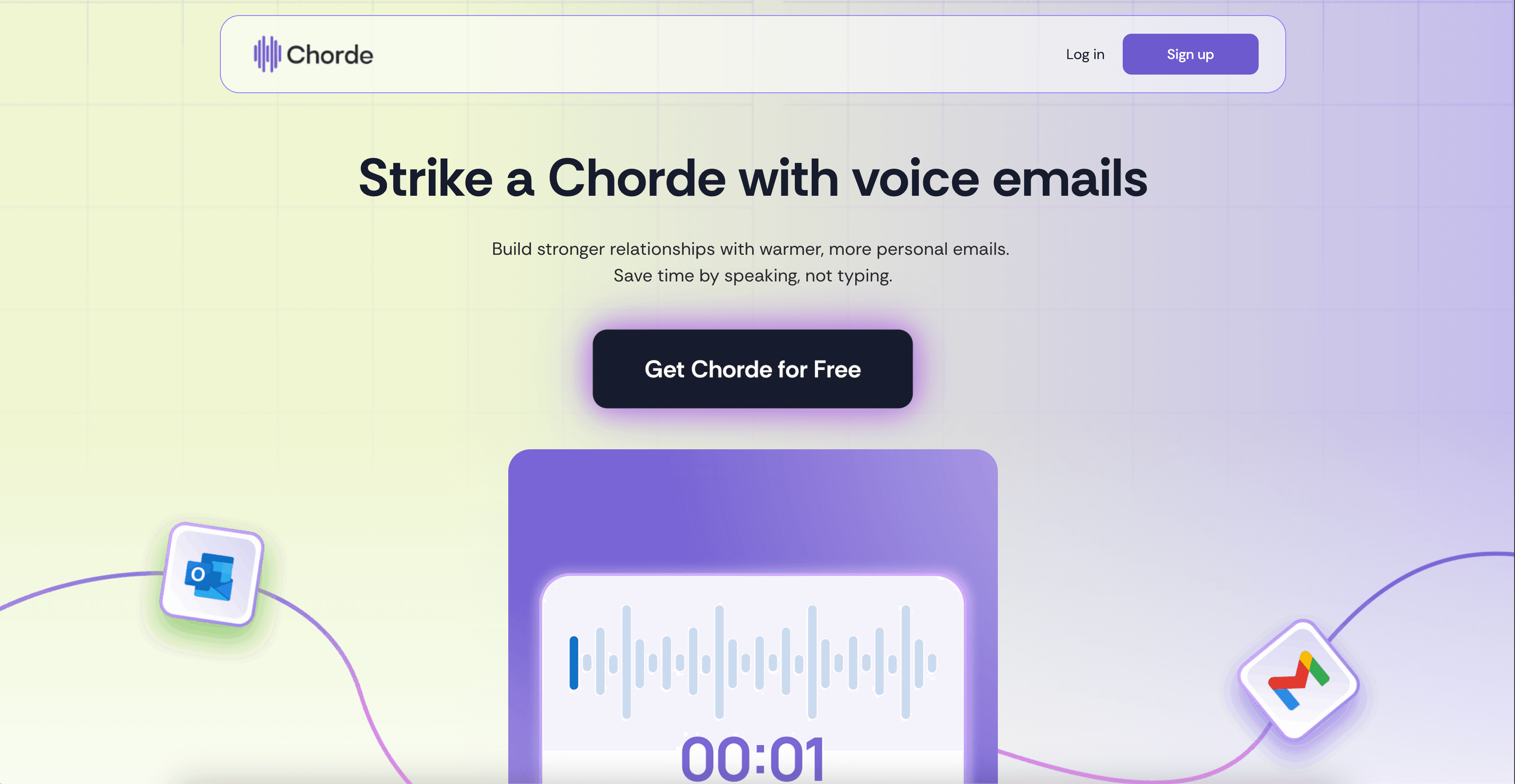 Chorde interface screenshot