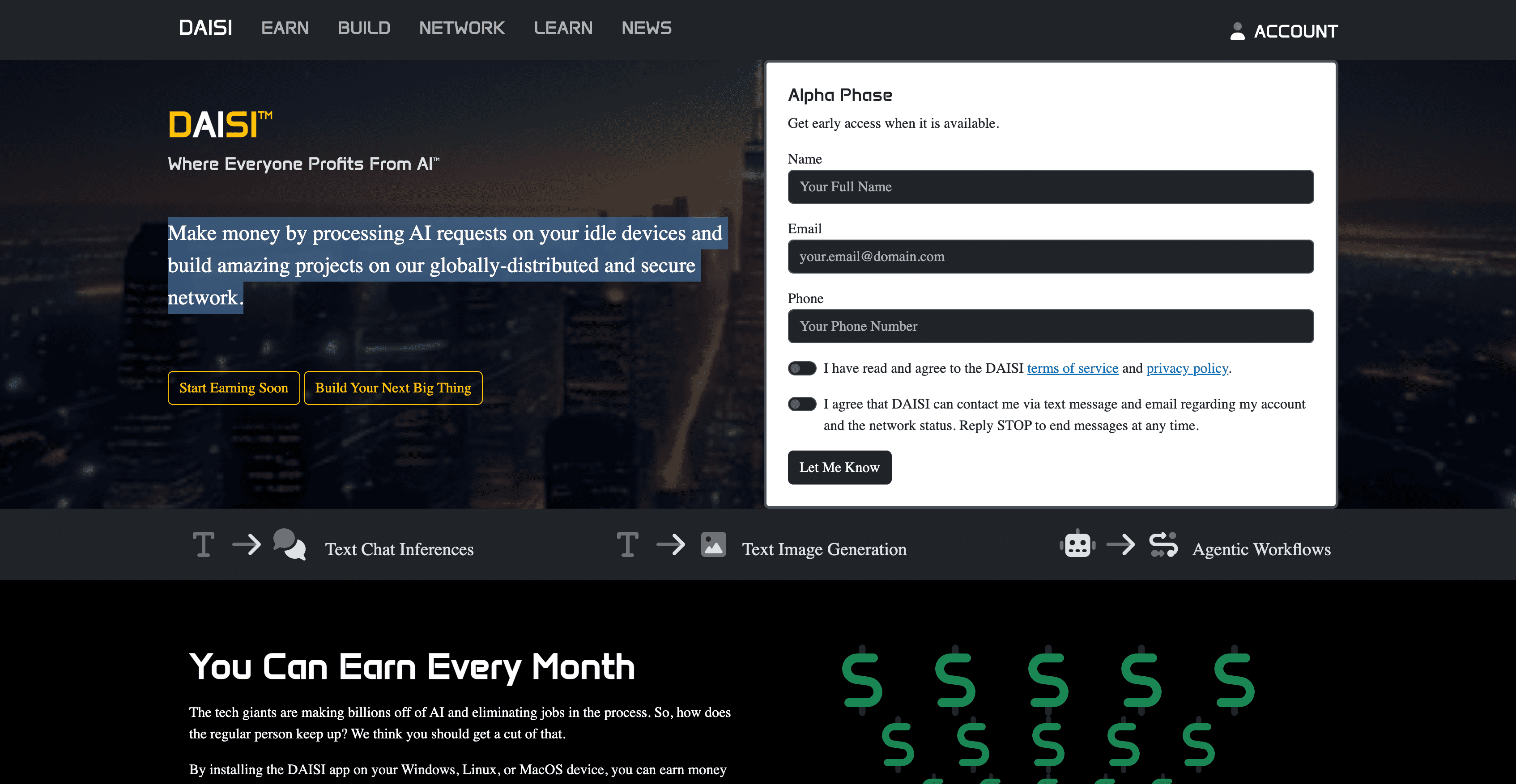 Daisi AI interface screenshot
