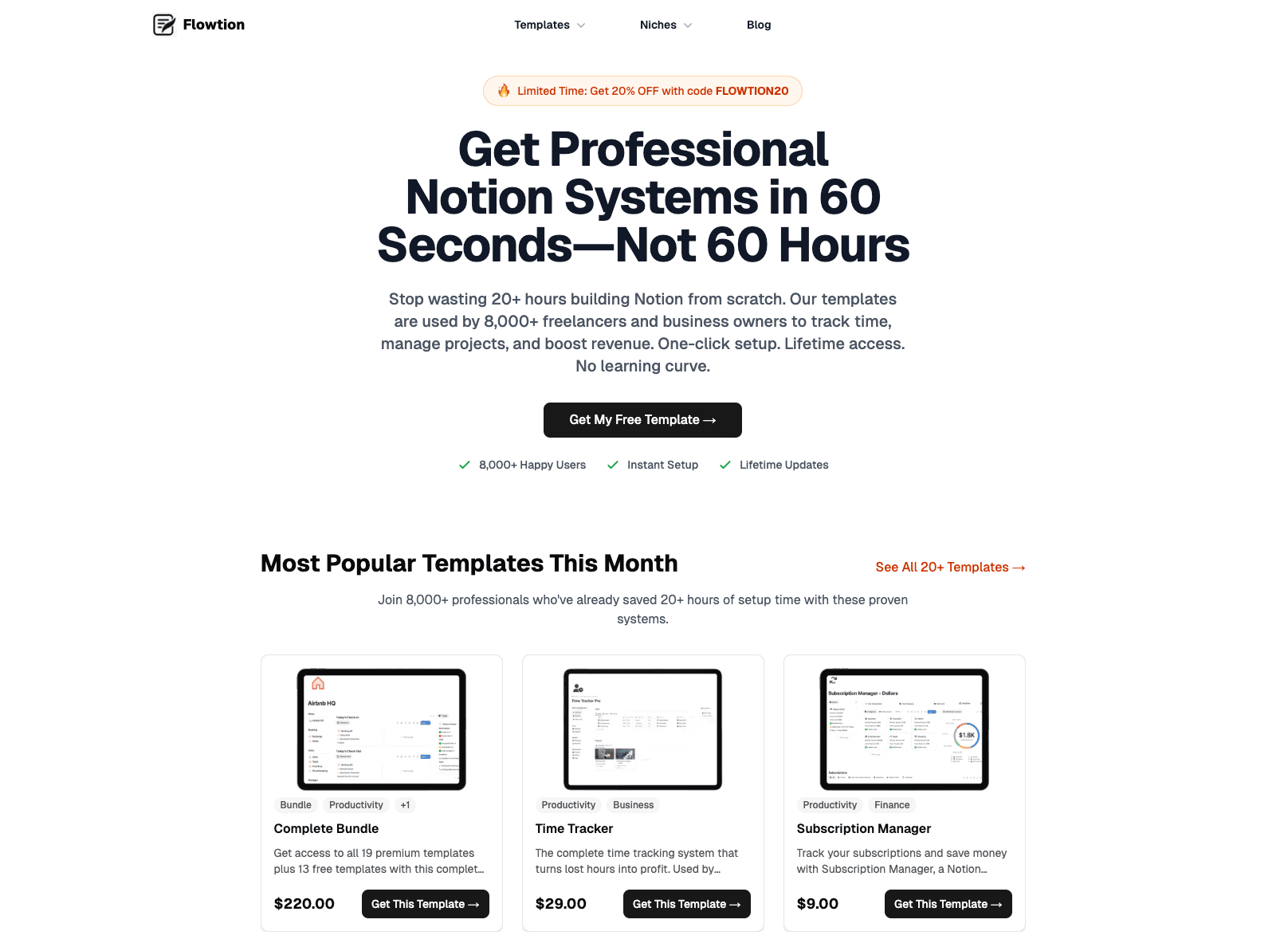Flowtion interface screenshot