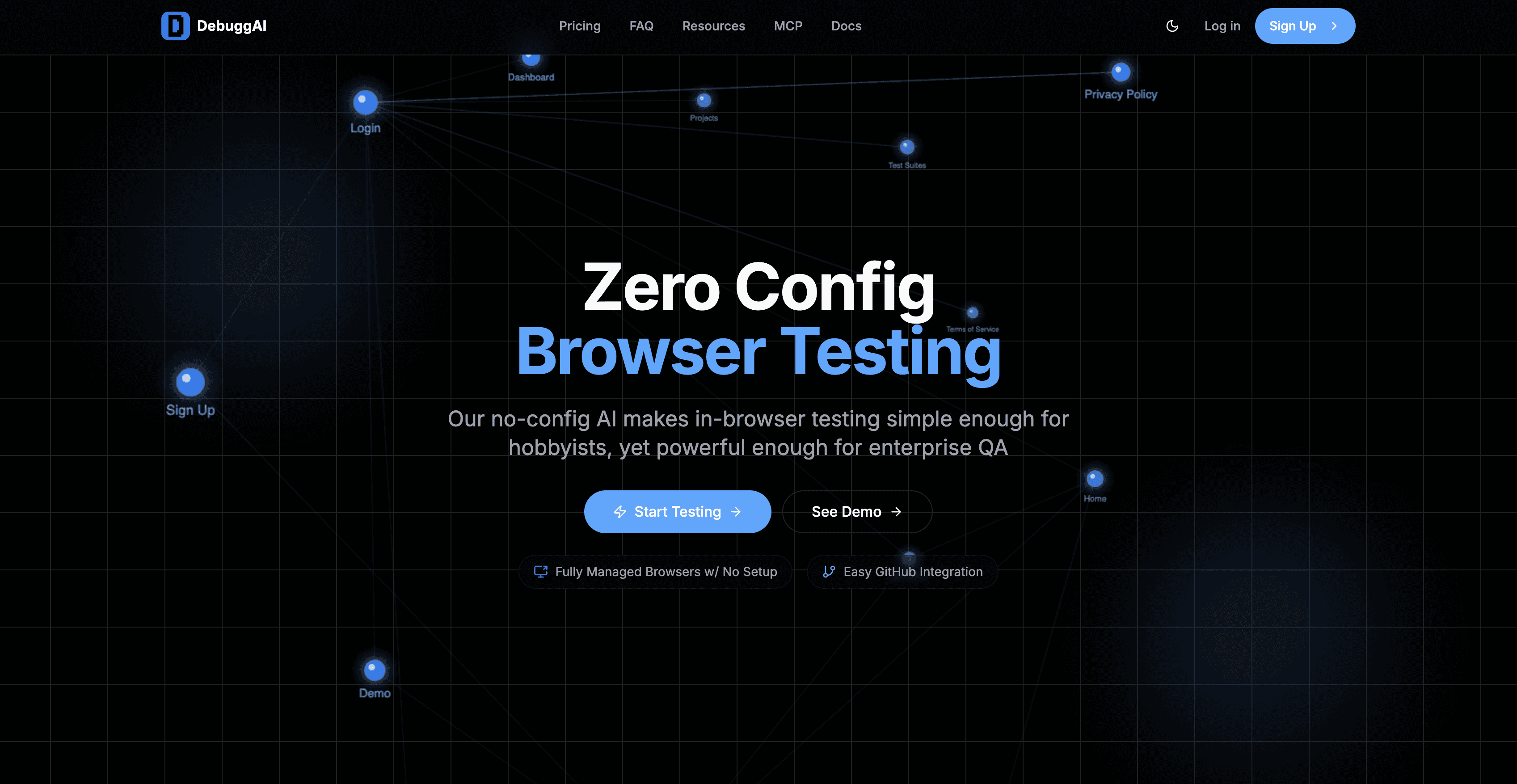 Debugg AI interface screenshot