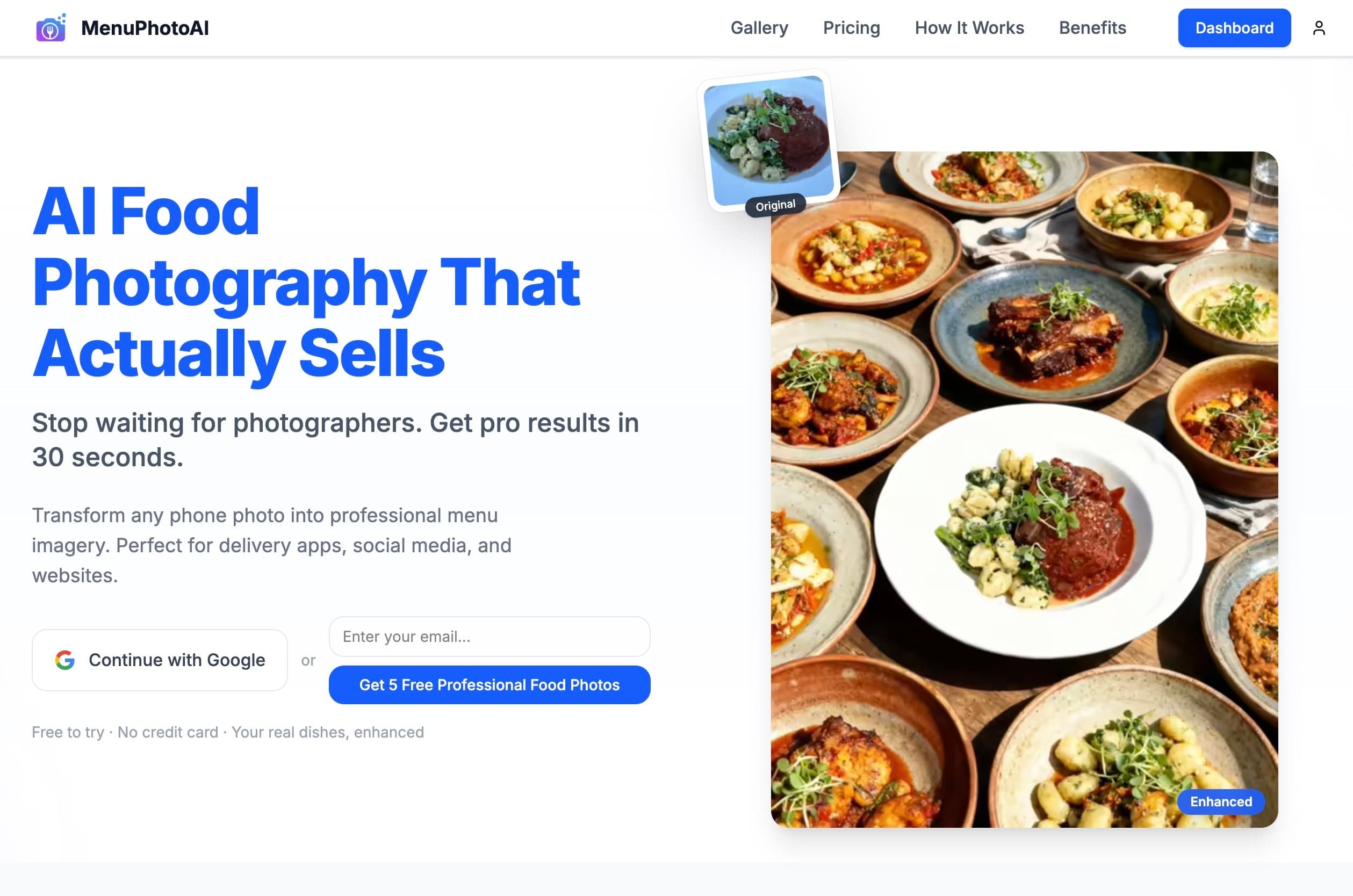 MenuPhotoAI interface screenshot