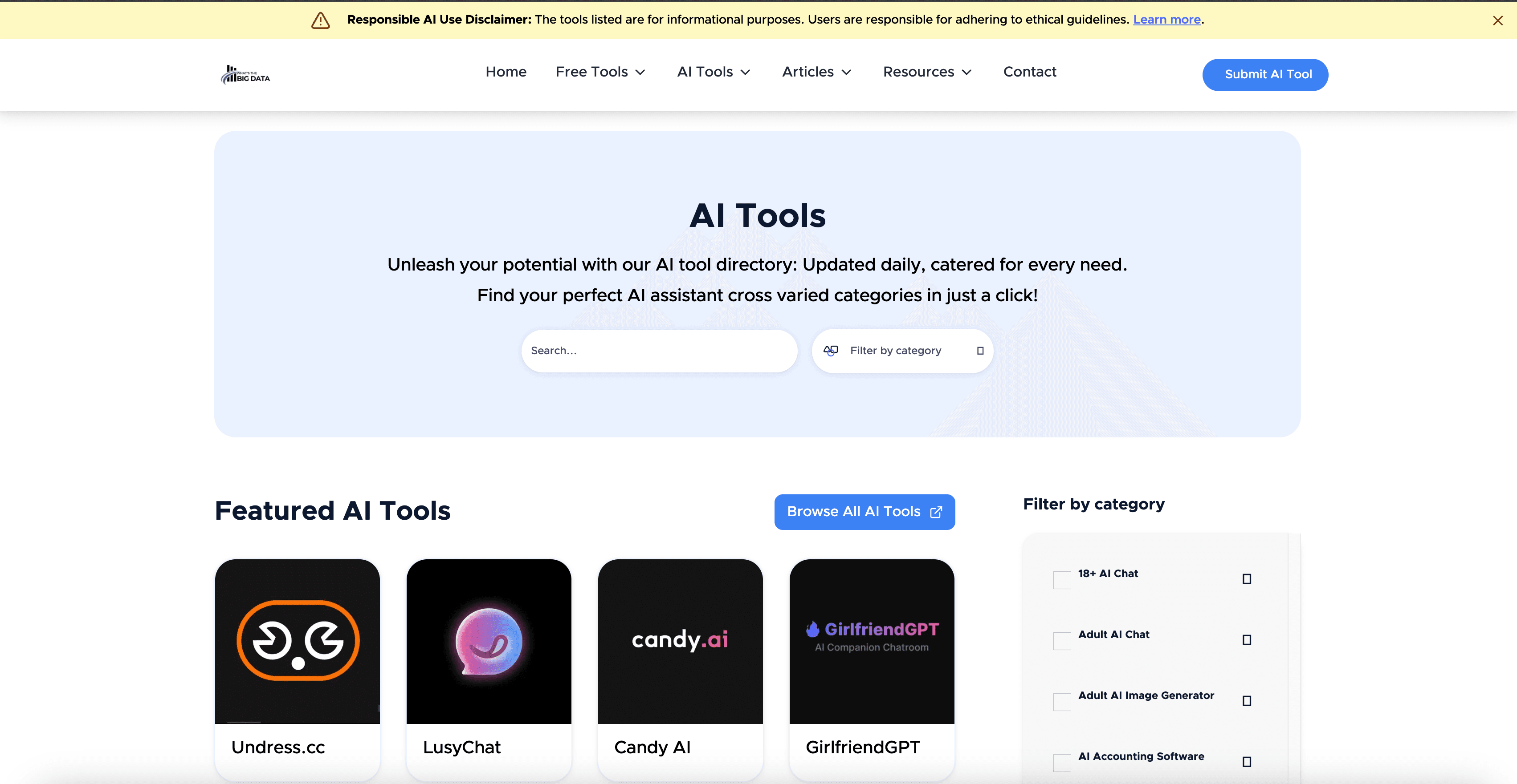 Whatsthebigdata website preview