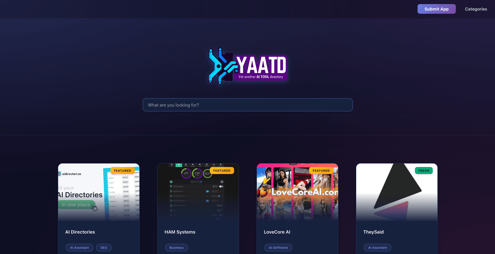Yaatd website preview