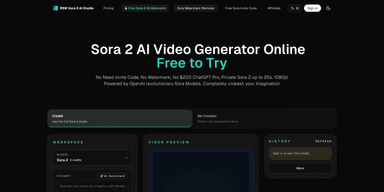 Sora 2 AI Video Generator thumbnail