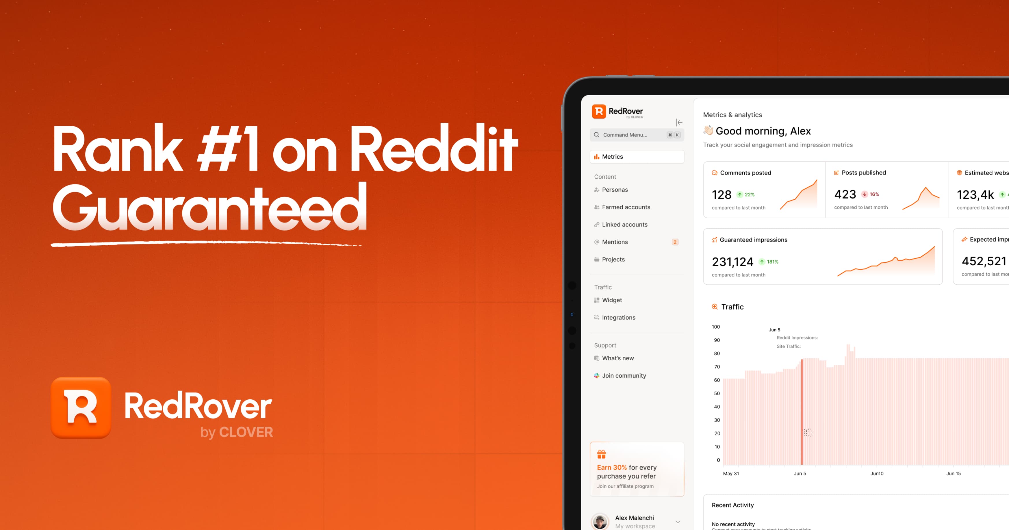 RedRover interface screenshot
