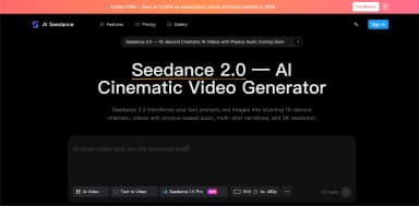 Seedance 2.0 - AI Video Generator thumbnail