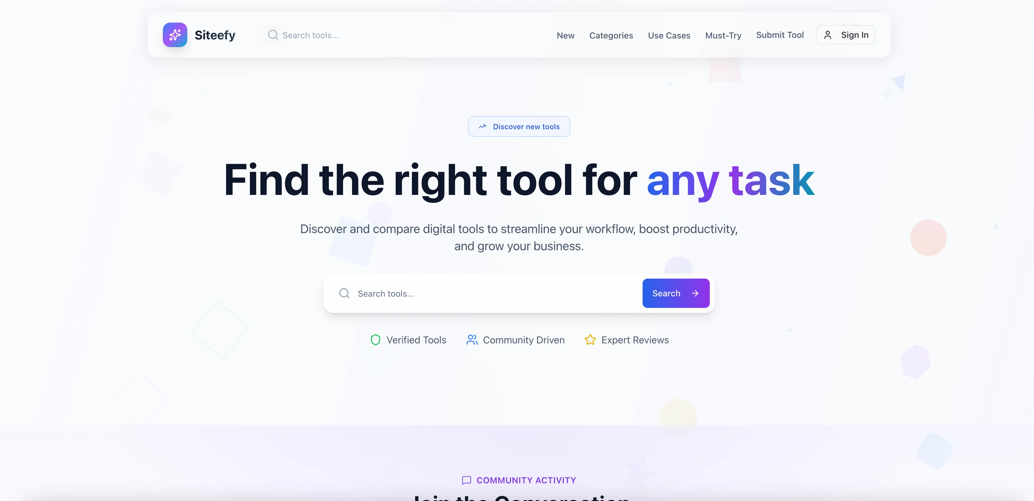 Siteefy website preview