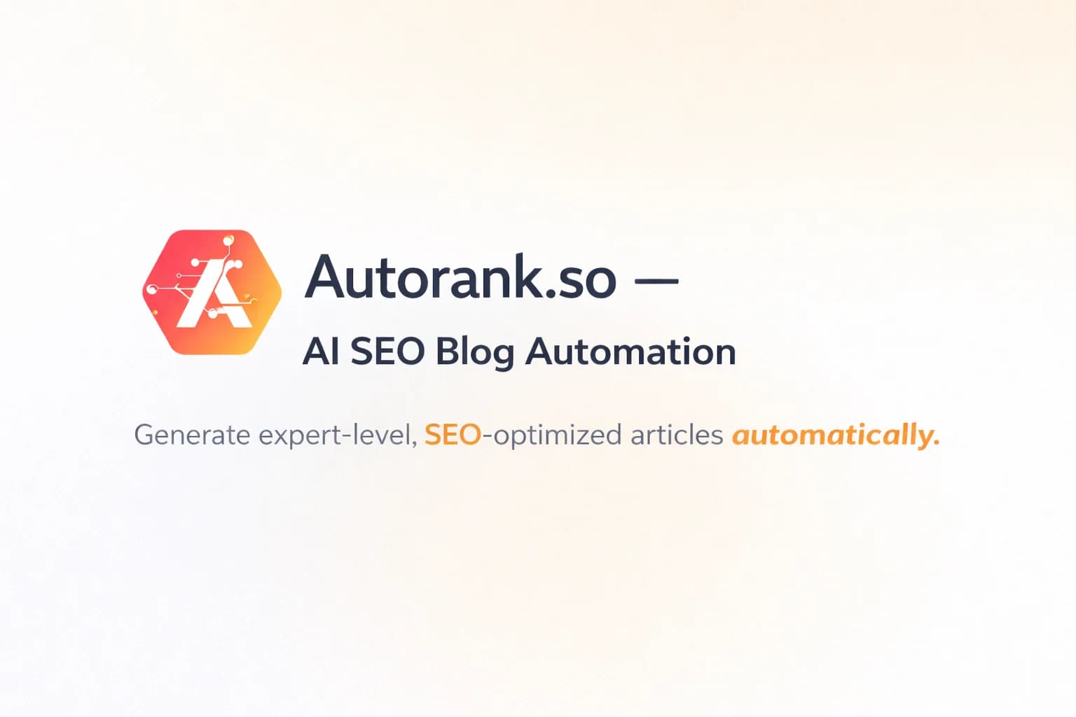 Autorank interface screenshot