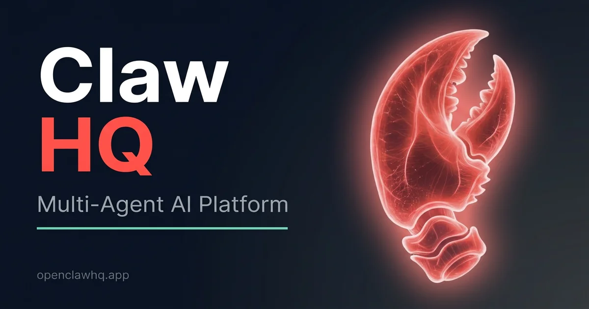 Claw Headquarters interface screenshot