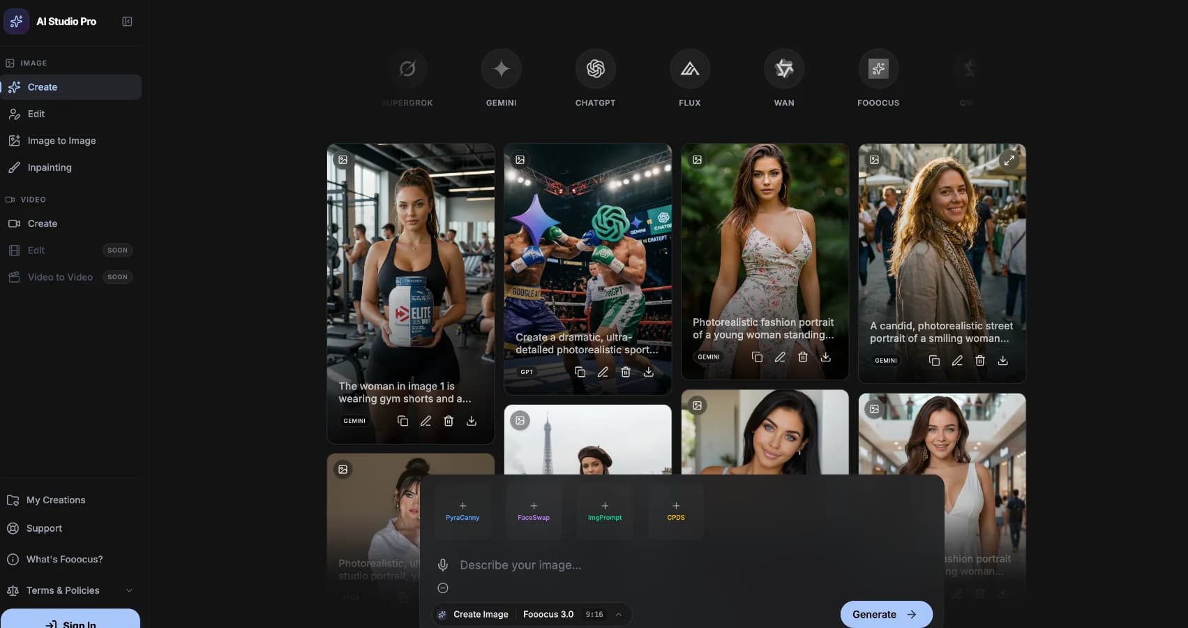 Fooocus interface screenshot