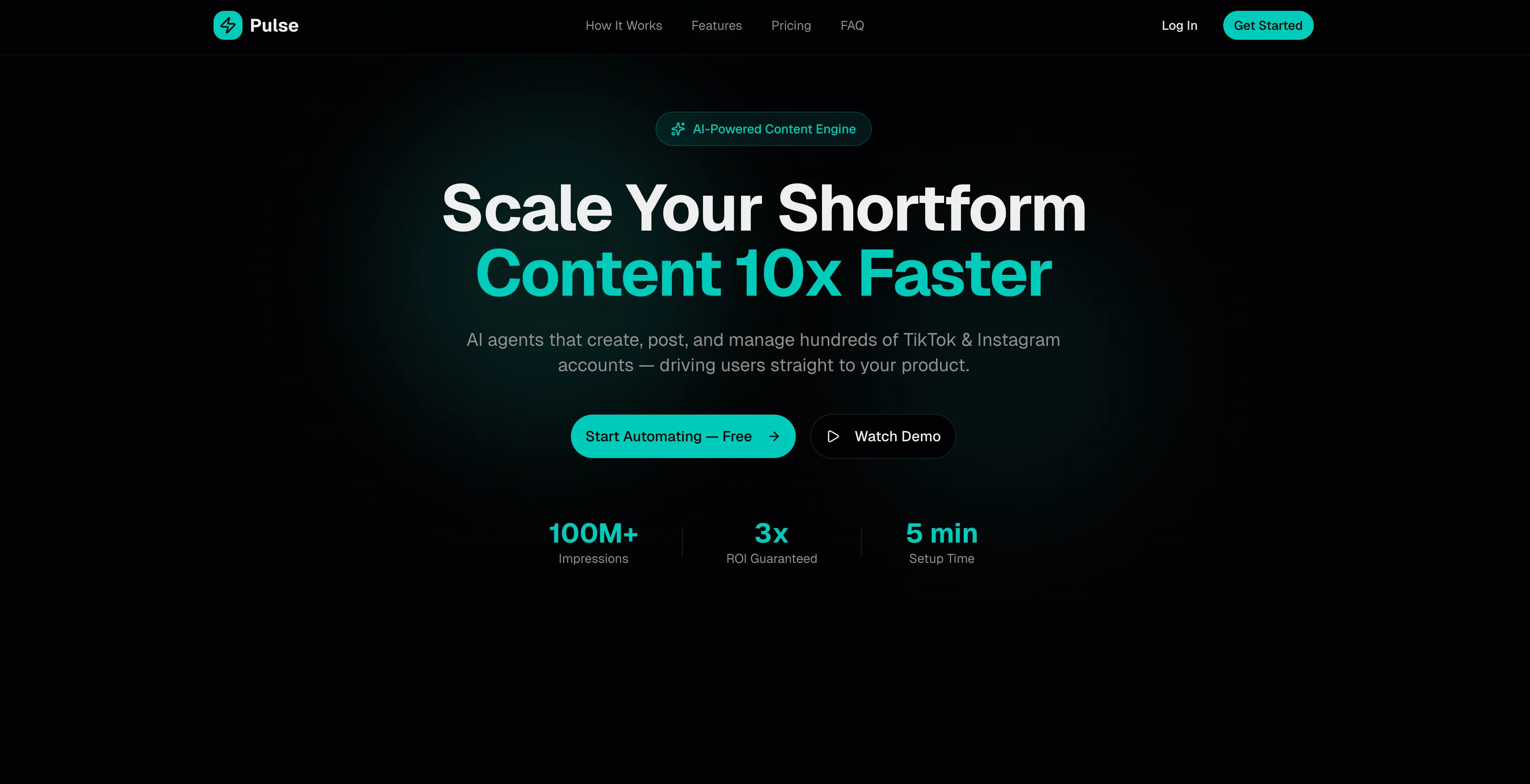 Pulse interface screenshot