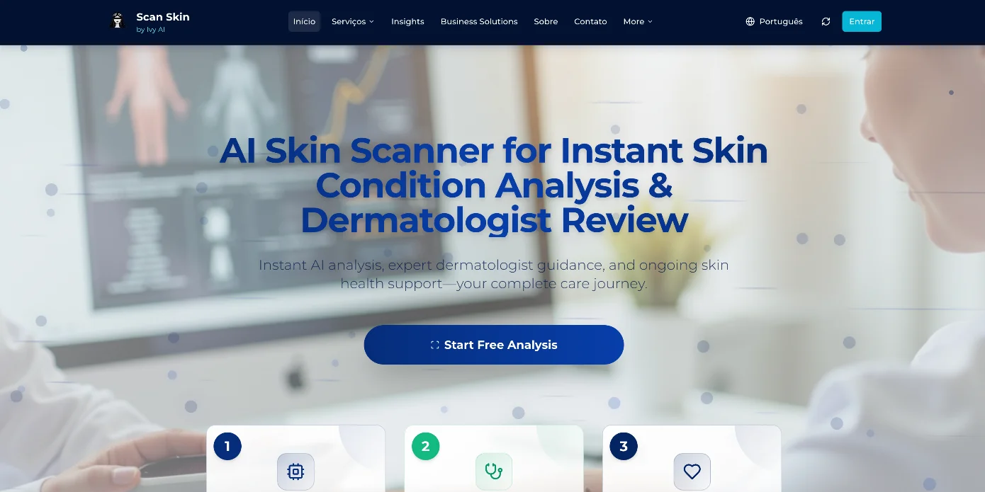 ScanSkinAI interface screenshot