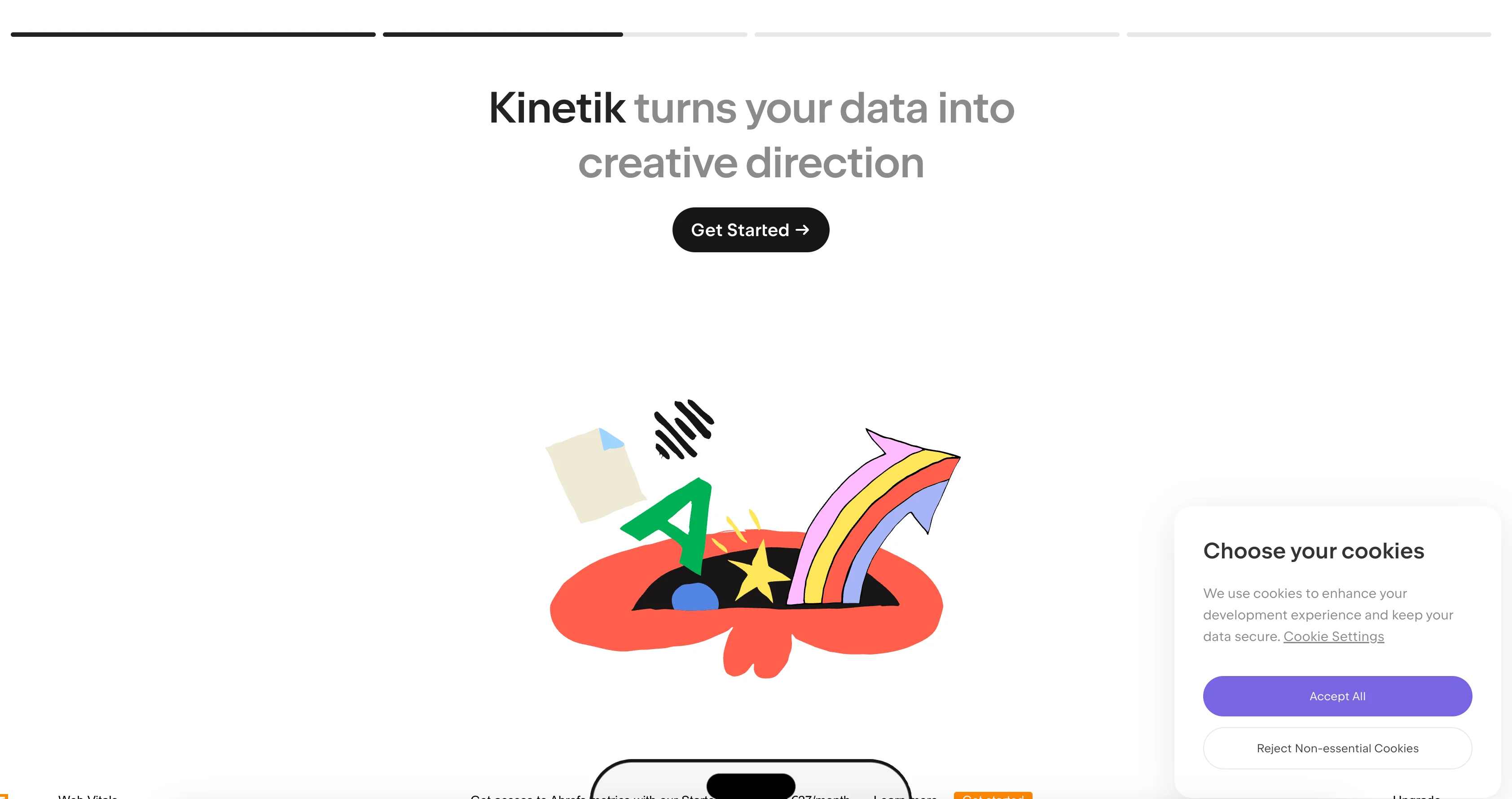 Kinetik interface screenshot