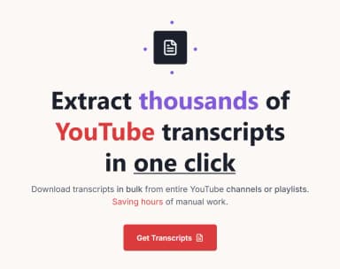 YouTube Transcript Downloader thumbnail