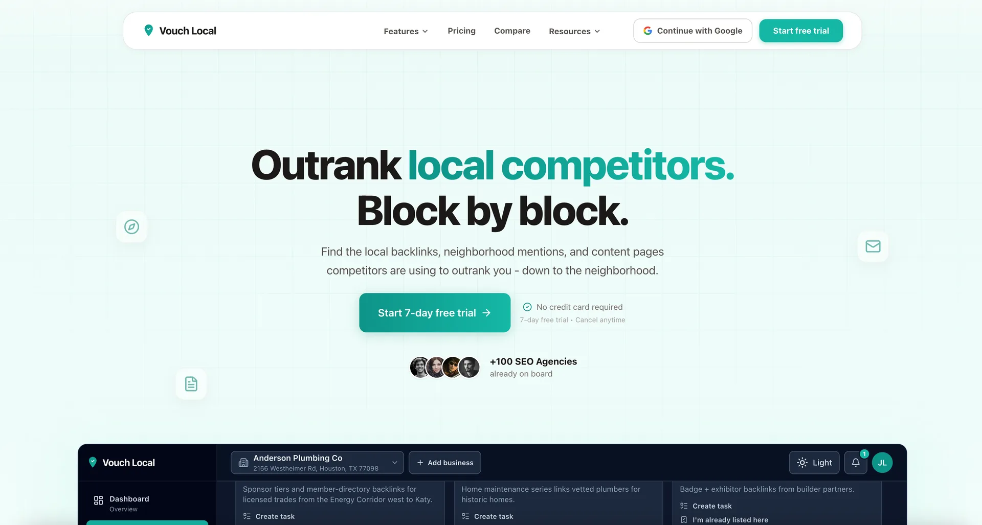 Vouch Local interface screenshot