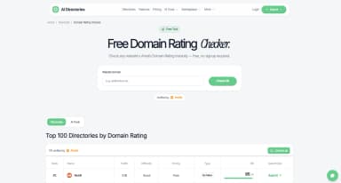 Free Domain Rating Checker thumbnail