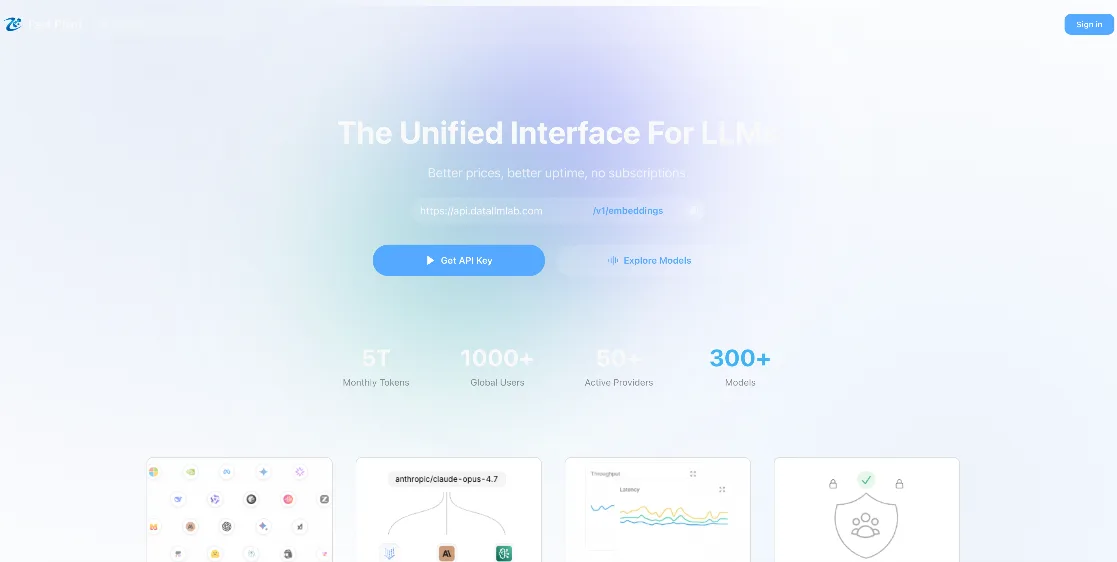 datallmlab interface screenshot