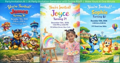 Party Invitation AI thumbnail