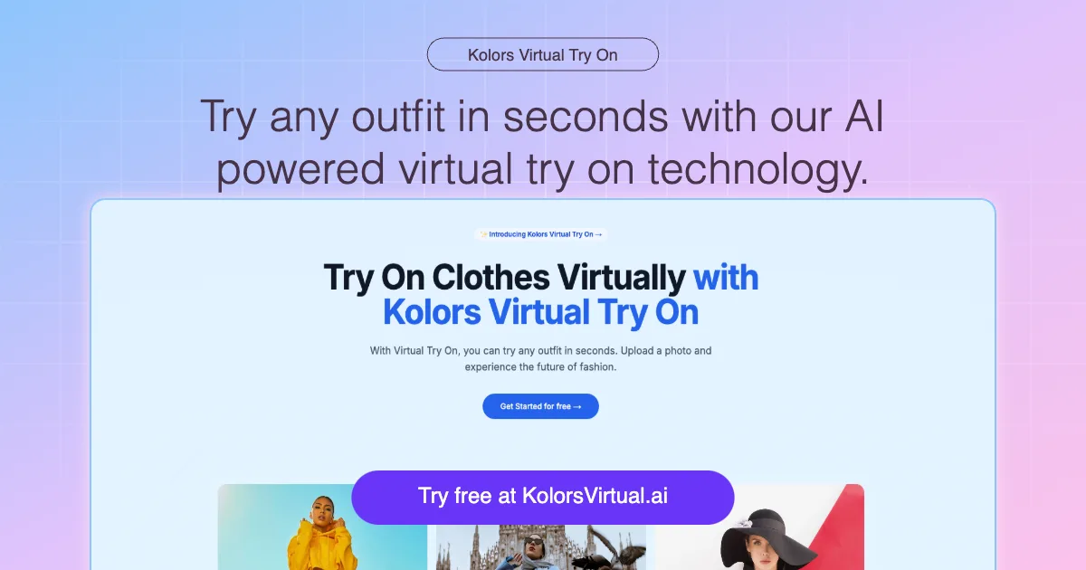 Kolors Virtual interface screenshot