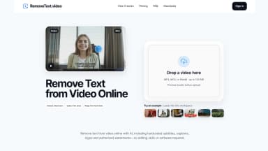 AI Video Text Remover thumbnail