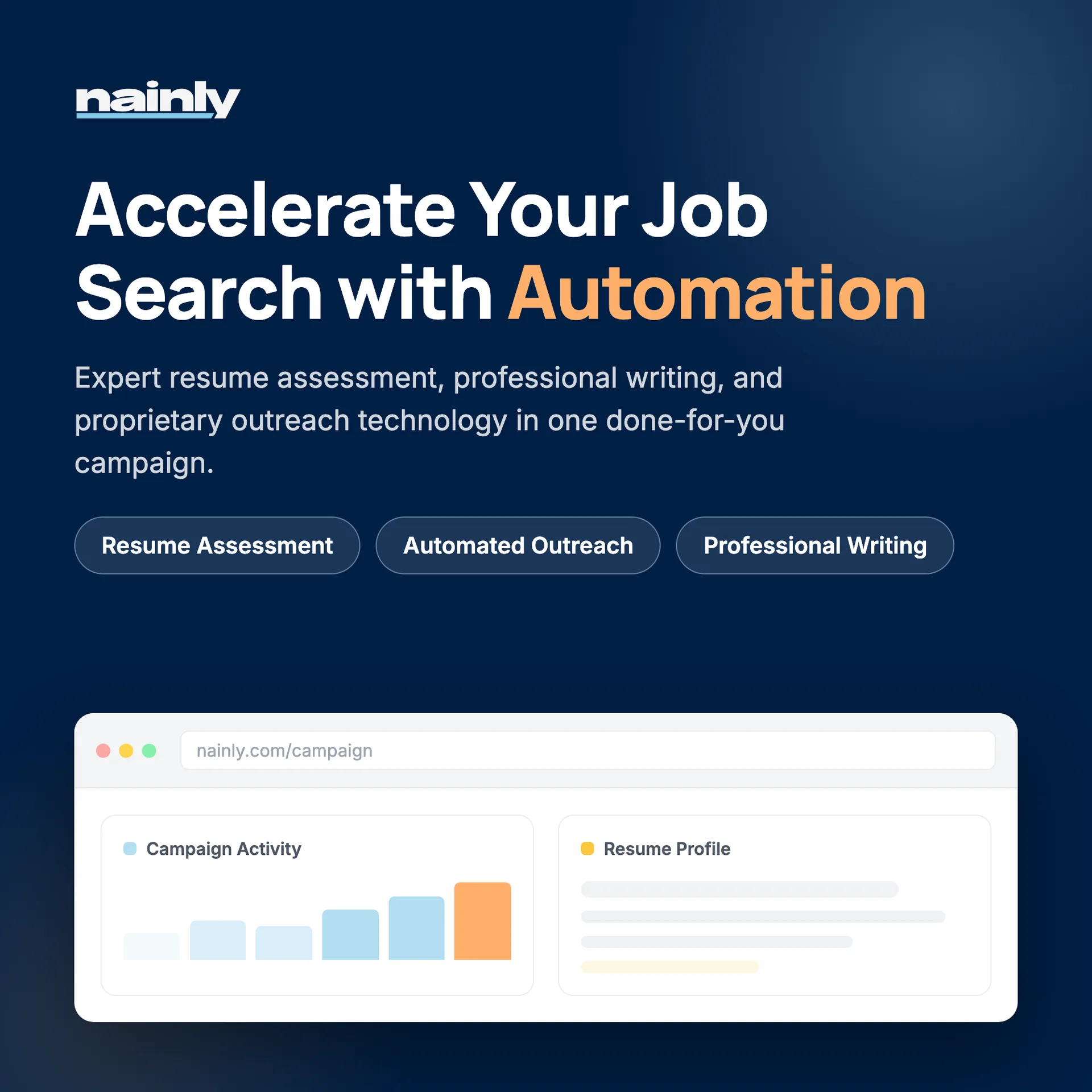Nainly interface screenshot