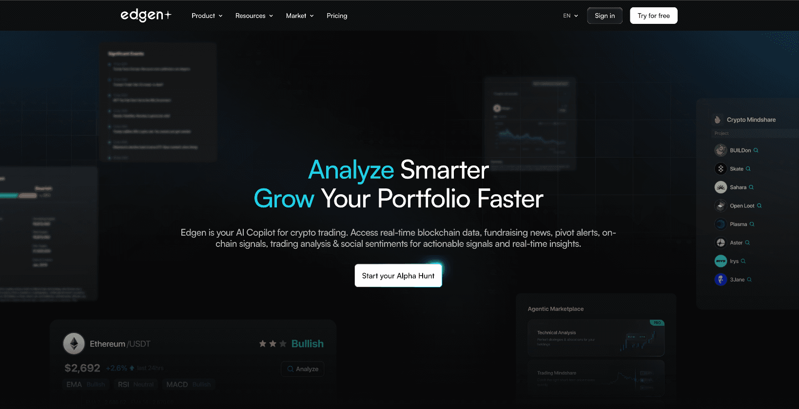 Edgen interface screenshot