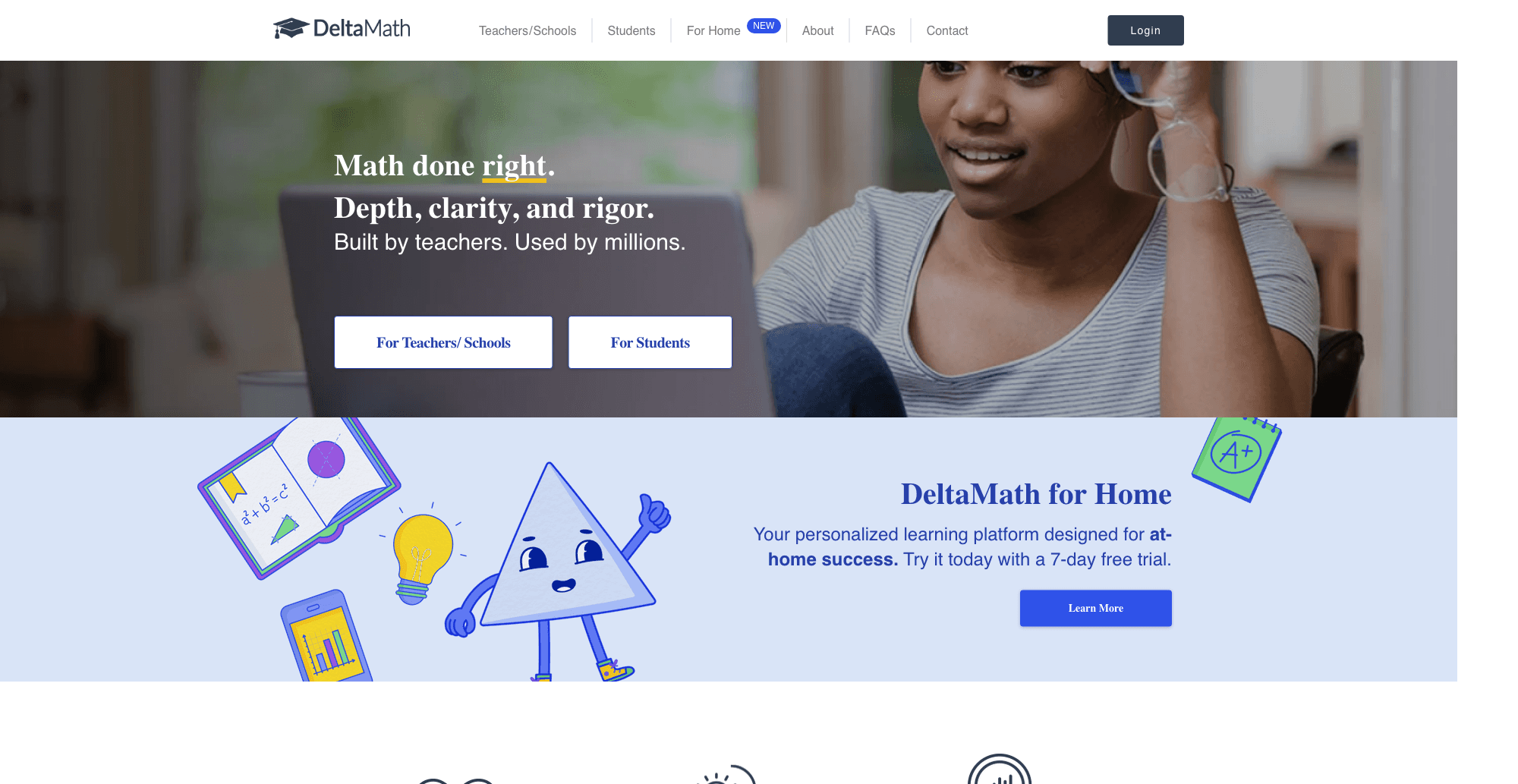 DeltaMath interface screenshot