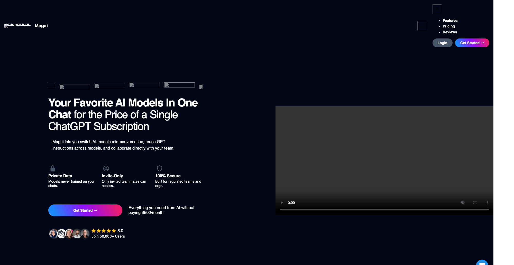 Magai interface screenshot