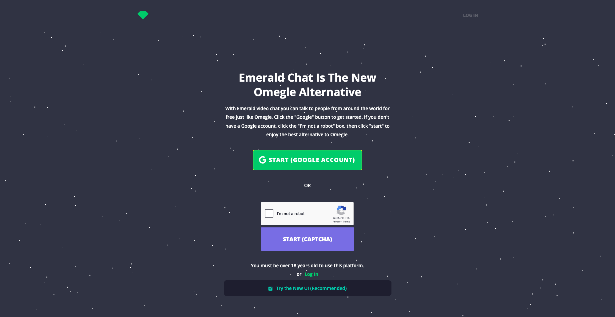 Emerald Chat interface screenshot