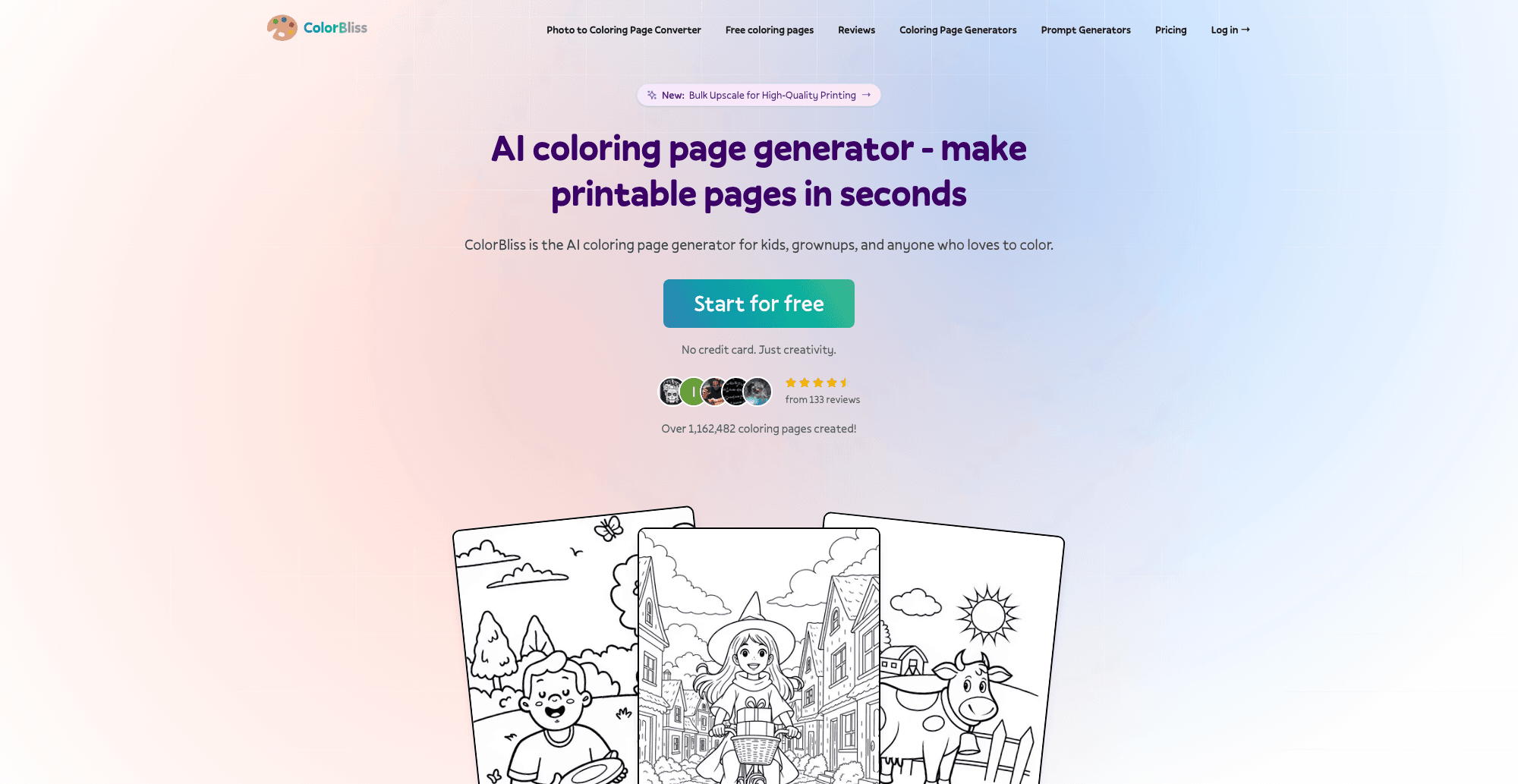 ColorBliss interface screenshot
