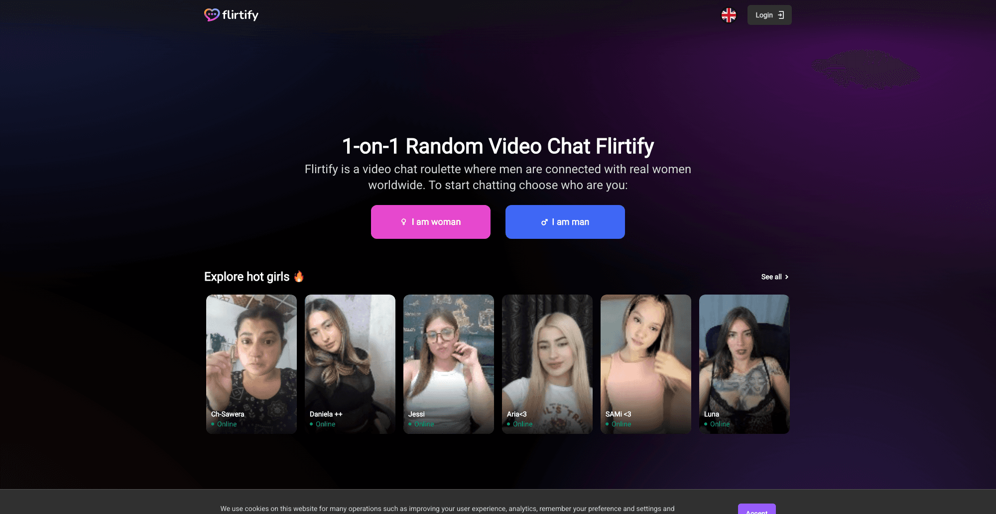 Flirtify interface screenshot