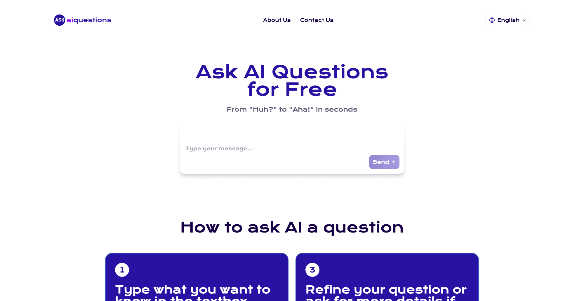 Ask AI interface screenshot