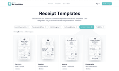 Online Receipt Maker thumbnail