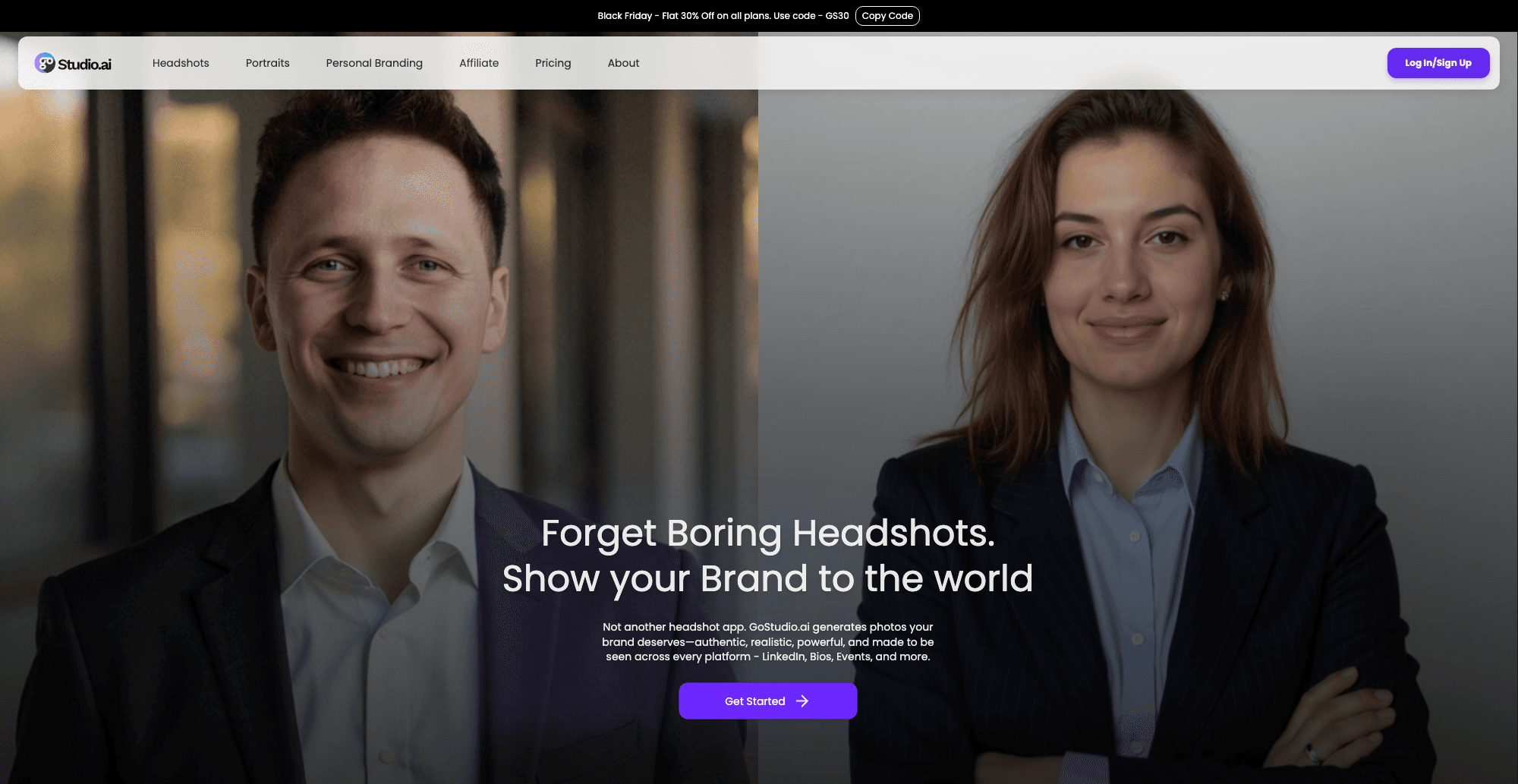GoStudio AI interface screenshot